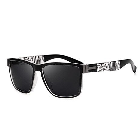 Wrap Square Frame Retro Decorative Polarized Sunglasses Women Men Versatile Pattern Frame Sunglasses For Adults