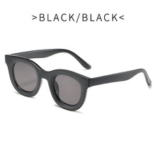 Load image into Gallery viewer, Yellow Round Sunglasses Women 2023 Brand Designer Vintage 90s Men Square Frame Sun Glasses Blue Lens Shades Oculos UV400