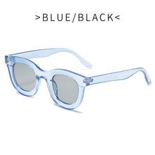 Load image into Gallery viewer, Yellow Round Sunglasses Women 2023 Brand Designer Vintage 90s Men Square Frame Sun Glasses Blue Lens Shades Oculos UV400