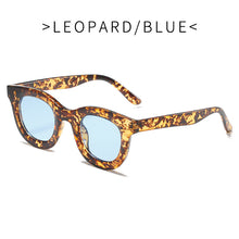 Load image into Gallery viewer, Yellow Round Sunglasses Women 2023 Brand Designer Vintage 90s Men Square Frame Sun Glasses Blue Lens Shades Oculos UV400