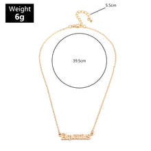 Carica l&#39;immagine nel visualizzatore di Gallery, Fashion Zodiac Alphabet Necklaces Creativity European Girls Twelve Constellation Alloy English Letter Jewelry For Women