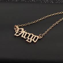 Carica l&#39;immagine nel visualizzatore di Gallery, Fashion Zodiac Alphabet Necklaces Creativity European Girls Twelve Constellation Alloy English Letter Jewelry For Women