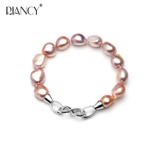Carica l'immagine nel visualizzatore di Gallery, Fashion baroque natural pearl bracelet for women, 925 silver high quality birthd gift