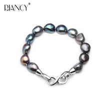 Carica l'immagine nel visualizzatore di Gallery, Fashion baroque natural pearl bracelet for women, 925 silver high quality birthd gift