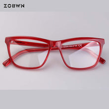 Load image into Gallery viewer, Brand designer eyeglasses women for myopia presbyopia glasses female oculos de grau feminino red pruple square computer