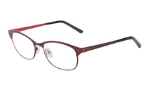 Carica l&#39;immagine nel visualizzatore di Gallery, Occhiali da vista di marca di moda Montature metalliche da donna mezzo bordo placcato montature per occhiali da vista oculos de grau femininos SR8003