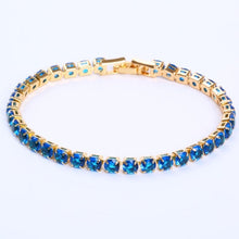 Carica l'immagine nel visualizzatore di Gallery, Fashion jewelry New Fashion Crystal from Swarovski Bracelet Flashing little Bangles Women Romantic Christmas gift