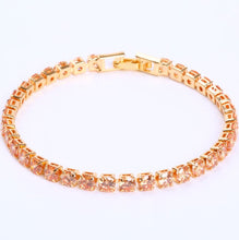 Carica l'immagine nel visualizzatore di Gallery, Fashion jewelry New Fashion Crystal from Swarovski Bracelet Flashing little Bangles Women Romantic Christmas gift
