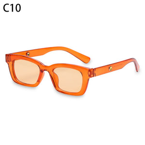 retro square sunglasses ladies sunglasses sun visor glasses goggles summer UV protection 400 sunglasses street glasses