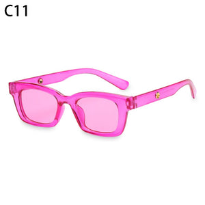 retro square sunglasses ladies sunglasses sun visor glasses goggles summer UV protection 400 sunglasses street glasses