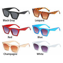 Load image into Gallery viewer, retro square sunglasses ladies sunglasses sun visor glasses goggles summer UV protection 400 sunglasses street glasses