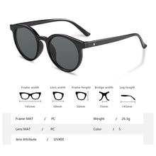 Load image into Gallery viewer, round women&#39;s sunglasses 2023  brand designer sunglasses women&#39;s retro classic outdoor travel glasses UV400