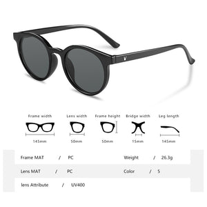 round women&#39;s sunglasses 2023  brand designer sunglasses women&#39;s retro classic outdoor travel glasses UV400