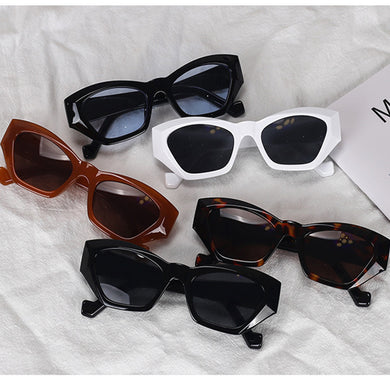 occhiali da sole con montatura piccola occhiali da sole vintage da uomo/donna estivi design di marca occhiali cat eye colorati Oculos De Sol 