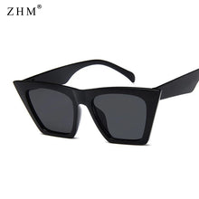 Load image into Gallery viewer, square plastic sunglasses female designer retro  male / female sunglasses cat eye classic UV400 outdoor travel