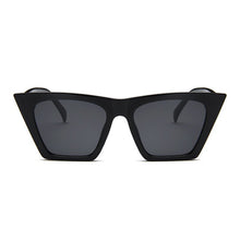 Load image into Gallery viewer, square plastic sunglasses female designer retro  male / female sunglasses cat eye classic UV400 outdoor travel