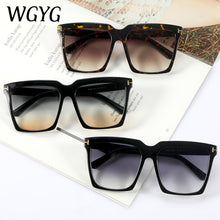Carica l'immagine nel visualizzatore di Gallery, square sunglasses designer  women's cat eye sunglasses classic retro glasses UV400