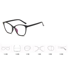 Load image into Gallery viewer, Fashion trending oversized cat eye glasses Transparent korean eyeglasses Sexy Celebs Famous prescription Optical Glasses Frames