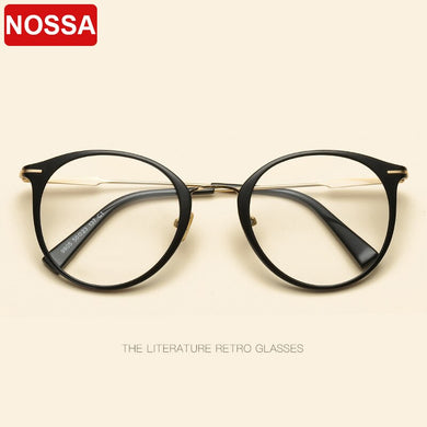version of literature and art flat mirror Korea titanium plastic steel mirror frame retro myopic glasses spectacle frame