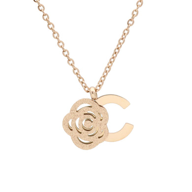 Fashion women necklace rose flower oorbellen pendants collier femme jewelry rose gold color chainscrub pendant valentines gift.