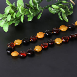 Fashion women's necklace jewelry, Baltic Haiyuan mine, natural amber wax wax ball engagement accessories