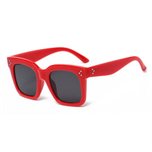 Load image into Gallery viewer, FashionClassic Cat Eye Sunglasses Lady Flat Top Eyewear Lunette Femme Women  Brand  Sunglasses WomenRivet  UV400
