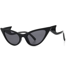 Load image into Gallery viewer, FashionOversized Cat Eye Sunglasses Women 2023  Brand Personality Wave Leg Sun Glasses Female Chic Trend Mirror Eyewear