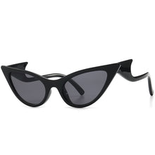 Load image into Gallery viewer, FashionOversized Cat Eye Sunglasses Women 2023  Brand Personality Wave Leg Sun Glasses Female Chic Trend Mirror Eyewear