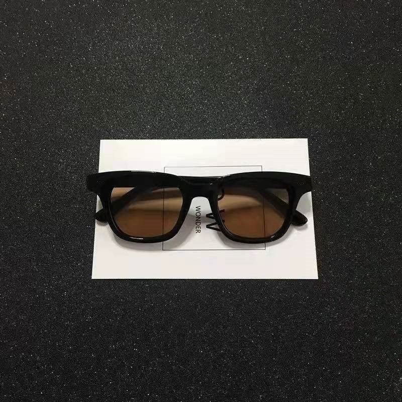 Fashionable Sunglasses Black Oversized Men's Sunglasses Women's Sunscreen Glasses UV400 Glasses