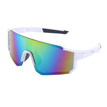 Load image into Gallery viewer, Fashionable colorful one-piece sunglasses for men outdoor sports cycling driving mountain climbing UV protection glasses women