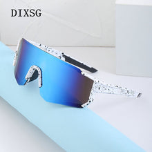 Load image into Gallery viewer, Fashionable colorful one-piece sunglasses for men outdoor sports cycling driving mountain climbing UV protection glasses women