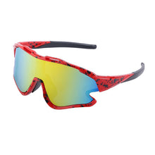 Load image into Gallery viewer, Fashionable colorful one-piece sunglasses for men/women outdoor sports cycling driving mountain climbing UV protection glasses