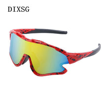 Load image into Gallery viewer, Fashionable colorful one-piece sunglasses for men/women outdoor sports cycling driving mountain climbing UV protection glasses