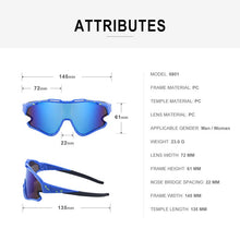 Load image into Gallery viewer, Fashionable colorful one-piece sunglasses for men/women outdoor sports cycling driving mountain climbing UV protection glasses