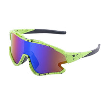 Load image into Gallery viewer, Fashionable colorful one-piece sunglasses for men/women outdoor sports cycling driving mountain climbing UV protection glasses