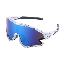Load image into Gallery viewer, Fashionable colorful one-piece sunglasses for men/women outdoor sports cycling driving mountain climbing UV protection glasses