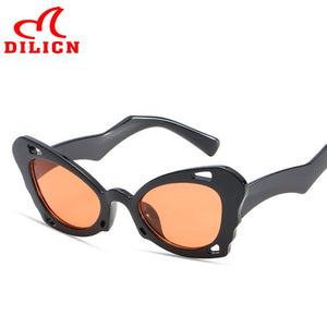 Fashionable retro sunglasses butterfly style ladies sunglasses ladies party travel elegant female style glasses