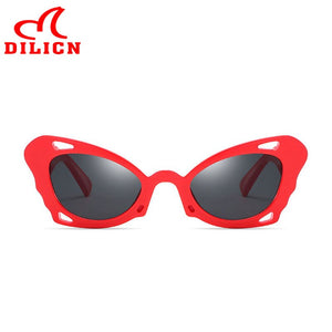 Fashionable retro sunglasses butterfly style ladies sunglasses ladies party travel elegant female style glasses
