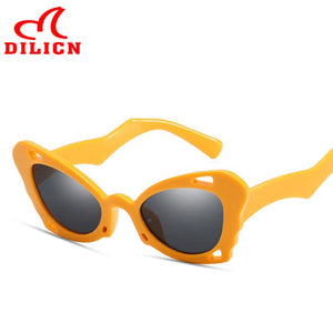Fashionable retro sunglasses butterfly style ladies sunglasses ladies party travel elegant female style glasses