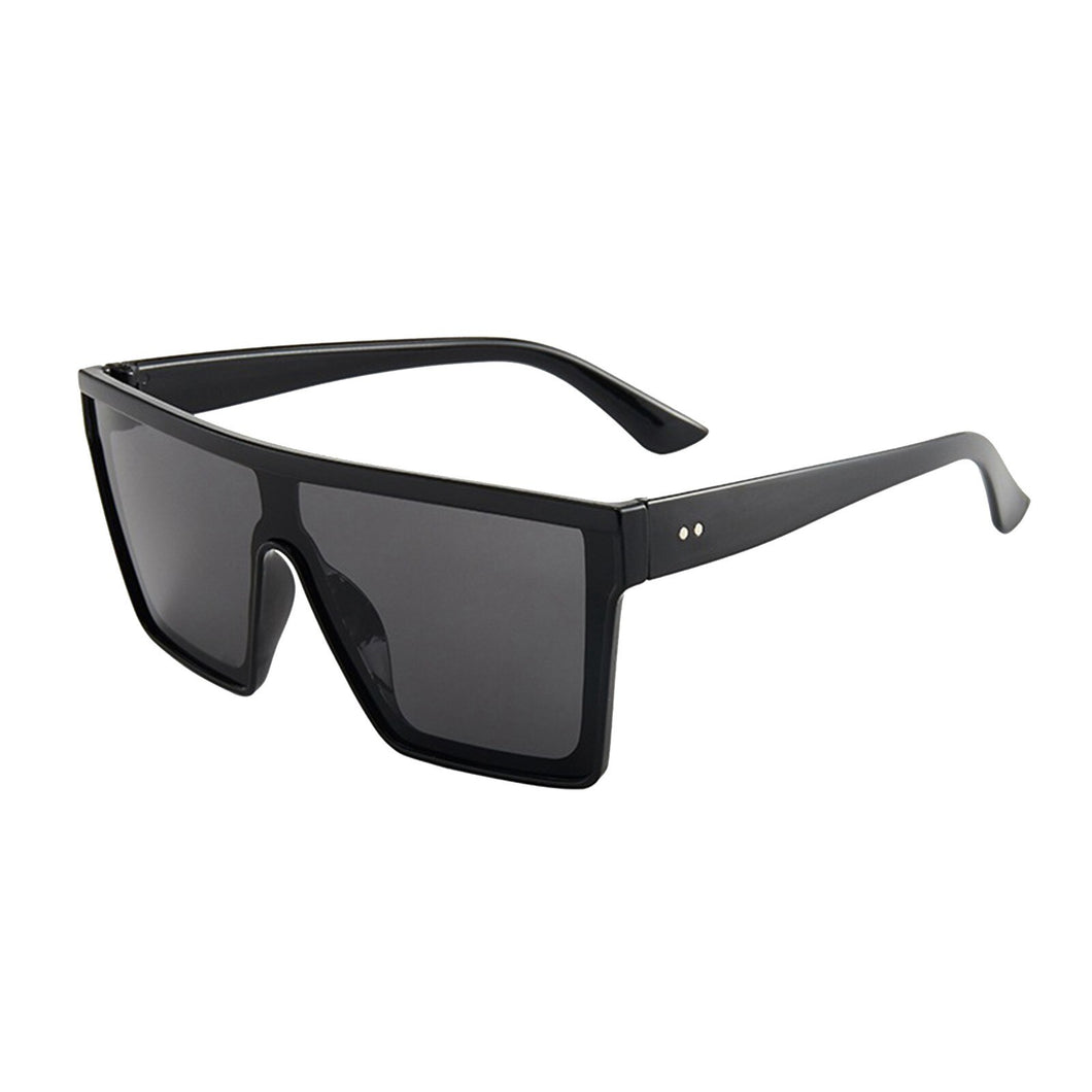 Feitong Summer Glasses Brand Designer Sunglasses Oversized Square Flat Single Lens Shading Uv400 Goggle Eyewears 2023