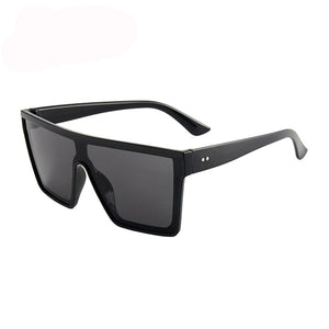 Feitong Summer Glasses Brand Designer Sunglasses Oversized Square Flat Single Lens Shading Uv400 Goggle Eyewears 2023