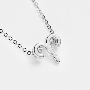 Female Elegant Star Zodiac Sign 12 Constellation Necklaces Pendant Charm Gold Chain Choker Necklaces for Women Jewelry Cardboard