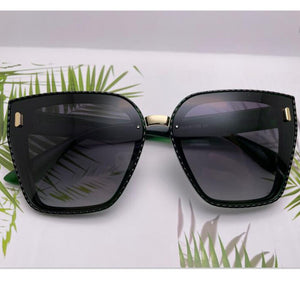 Female Polarized Glasses  Women Shades 2023 Designer Square Frame Sunglasses Oversized Brown Eyewear Zonnebril