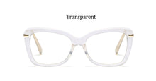Load image into Gallery viewer, Female Square Eyeglasses Sexy Leopard  Brand Transparent Women&#39;s Glasses Frame  Oversized Prescription Glasses