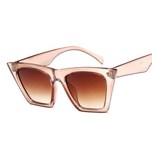 Load image into Gallery viewer, Female Vintage Sunglasses Women Cat Eye  Sun Glasses Classic Shopping Lady Black Oculos De Sol UV400