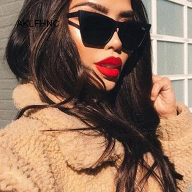 Female Vintage Sunglasses Women Cat Eye  Sun Glasses Classic Shopping Lady Black Oculos De Sol UV400