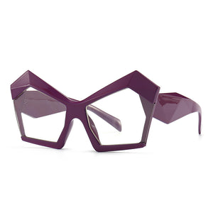 Fenqiqi Brand Desinger Big Sunglasses Frame 2023 Anti Blue Light Prescription Glasses women Oculos De Grau Feminino