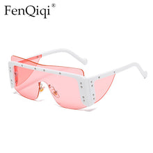 Load image into Gallery viewer, Fenqiqi Rimless Sunglass Women 2023 Oversized Rectangle Sun Glasses UV400 Zonnebril Dames Women Sunglasses