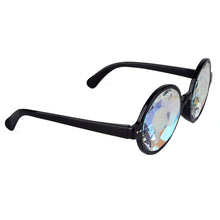 Load image into Gallery viewer, Festivals Kaleidoscope Rainbow Sunglass, Pink, Black, Transparent, Ultimate Kaleidoscope Glasses Rainbow Rave Light Eyewear
