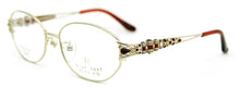Load image into Gallery viewer, &quot;Fiat Lux &quot;Original Brand Eyeglasses Frames for Glasses Women Optical in Real Diamond Full Rim Titanium
